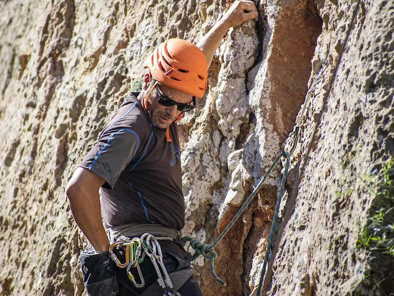 rock climbing