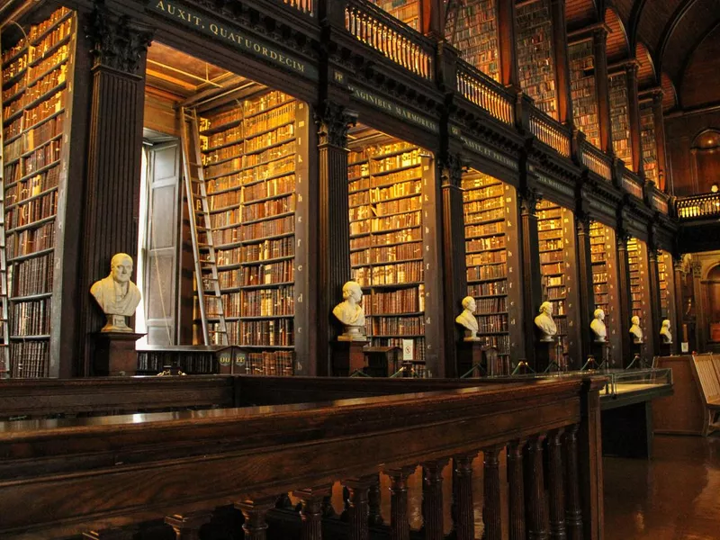 Library at Trinity College in Dublin