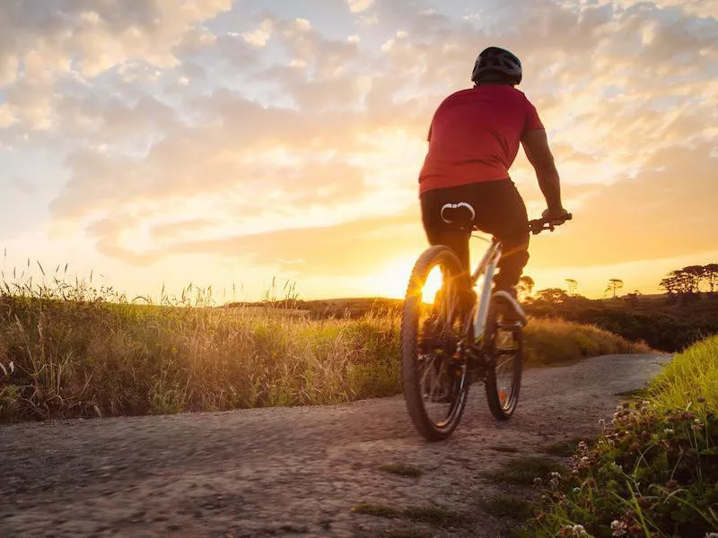 biking