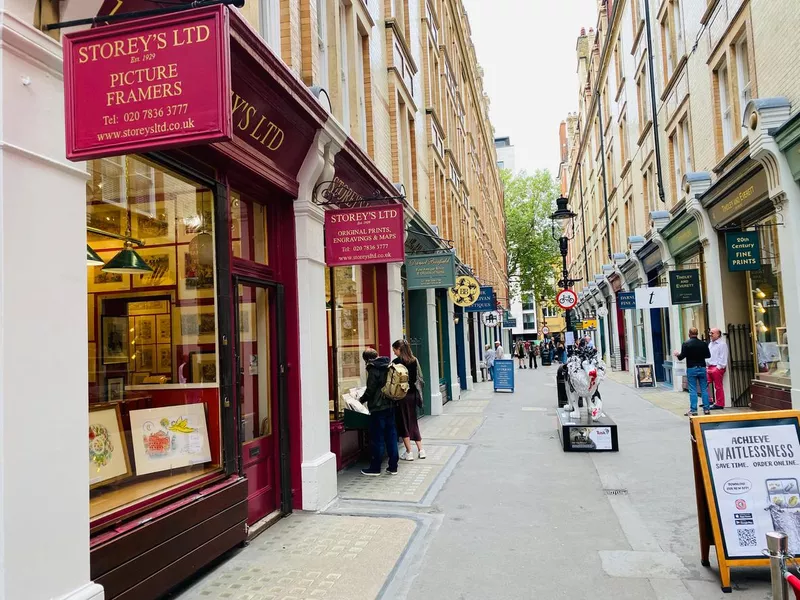 Cecil Court on Charing Cross Road